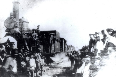 Открытие железнодорожной ветки Кудьма-Богородск. 1920 год