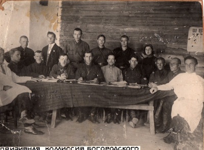 Призывная комиссия Богородского райвоенкомата. 1930 г.